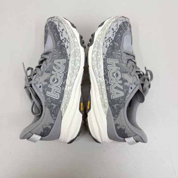 Hoka One One Speedgoat 6 Gray Trail Running Sneakers Shoes 1147791 Mens sz 8.5 D - Picture 6 of 10